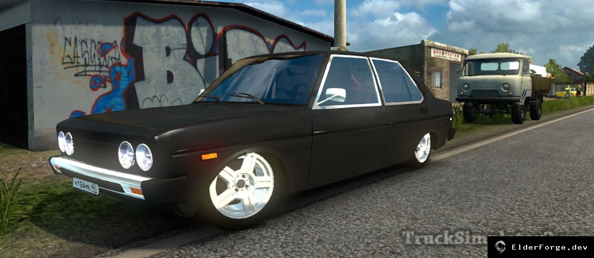 Обложка мода: Fiat 131 – новый грузовик для Euro Truck Simulator 2