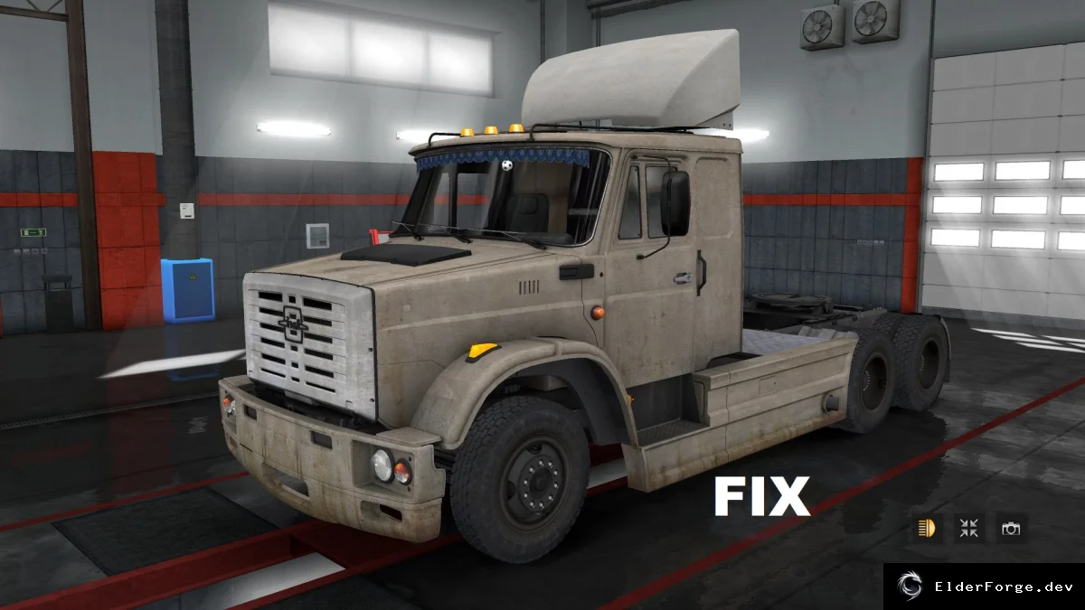 Обложка мода: Фикс для ZIL 4421 в Euro Truck Simulator 2 – совместимость с версией 1.31.x