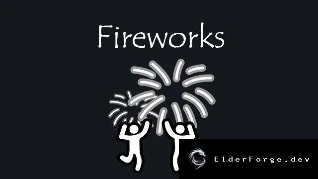 Fireworks – яркие фейерверки для праздников в RimWorld