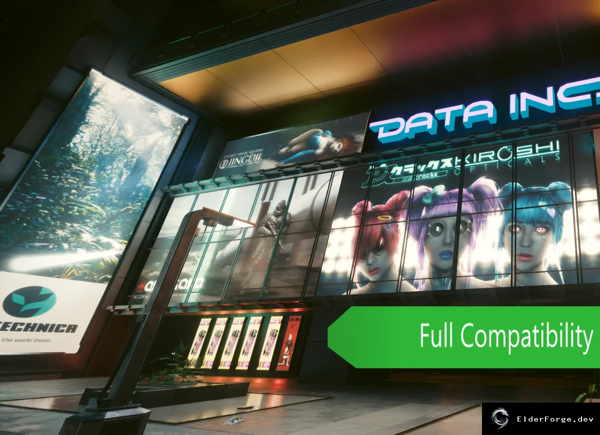 Fix Advert Animations — исправление анимаций рекламных баннеров в Cyberpunk 2077
