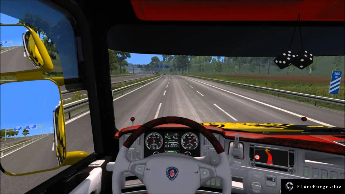 Обложка мода: Физика Scania T(RJL) 6x2a tagliftexc для Euro Truck Simulator 2