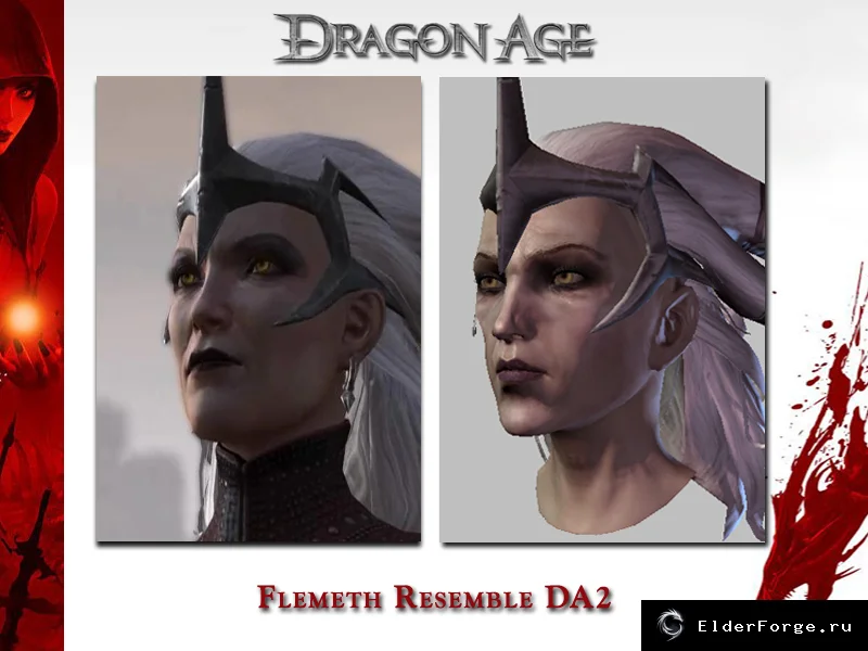 Обложка мода: Flemeth – Облик из Dragon Age II для Dragon Age: Origins
