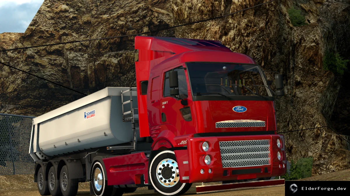 Обложка мода: Ford Cargo 1838T E5 – замена DAF XF для Euro Truck Simulator 2