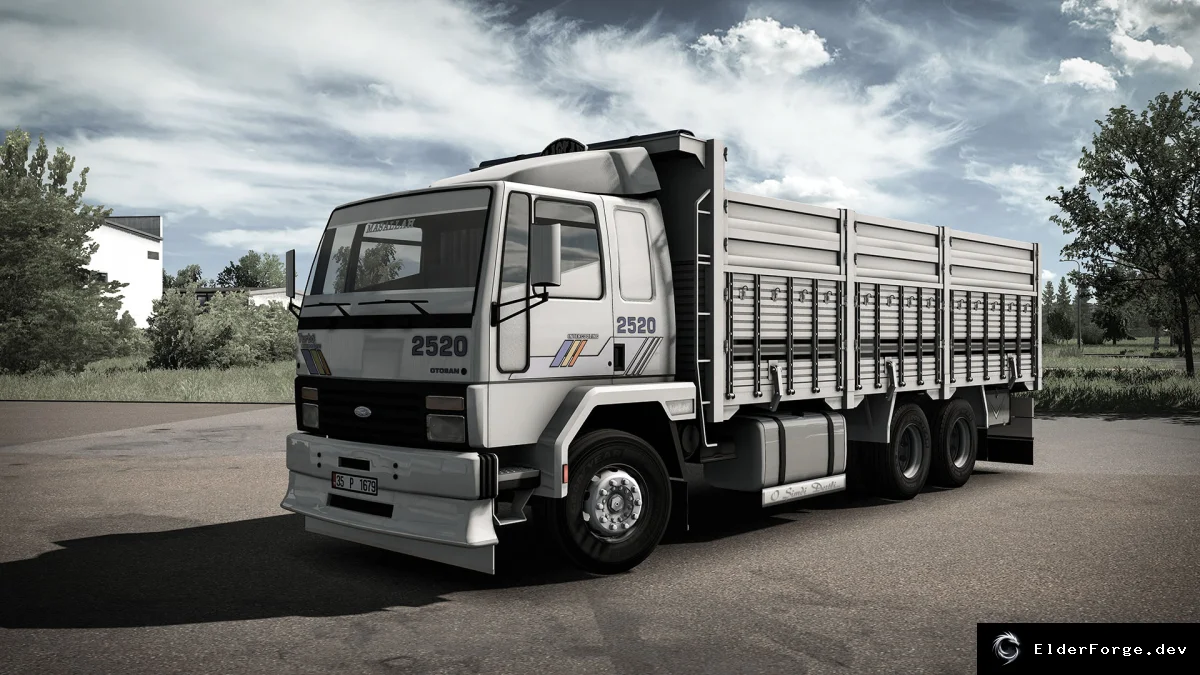 Обложка мода: Ford Cargo 2520 для Euro Truck Simulator 2 – полный набор, адаптация 1.45