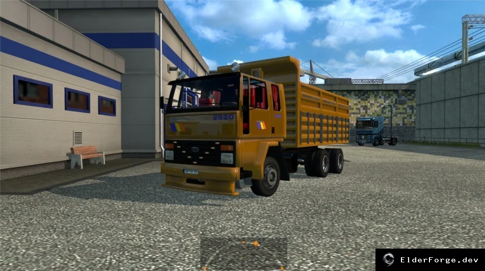 Обложка мода: Ford Cargo 2520 V – реалистичный грузовик для Euro Truck Simulator 2