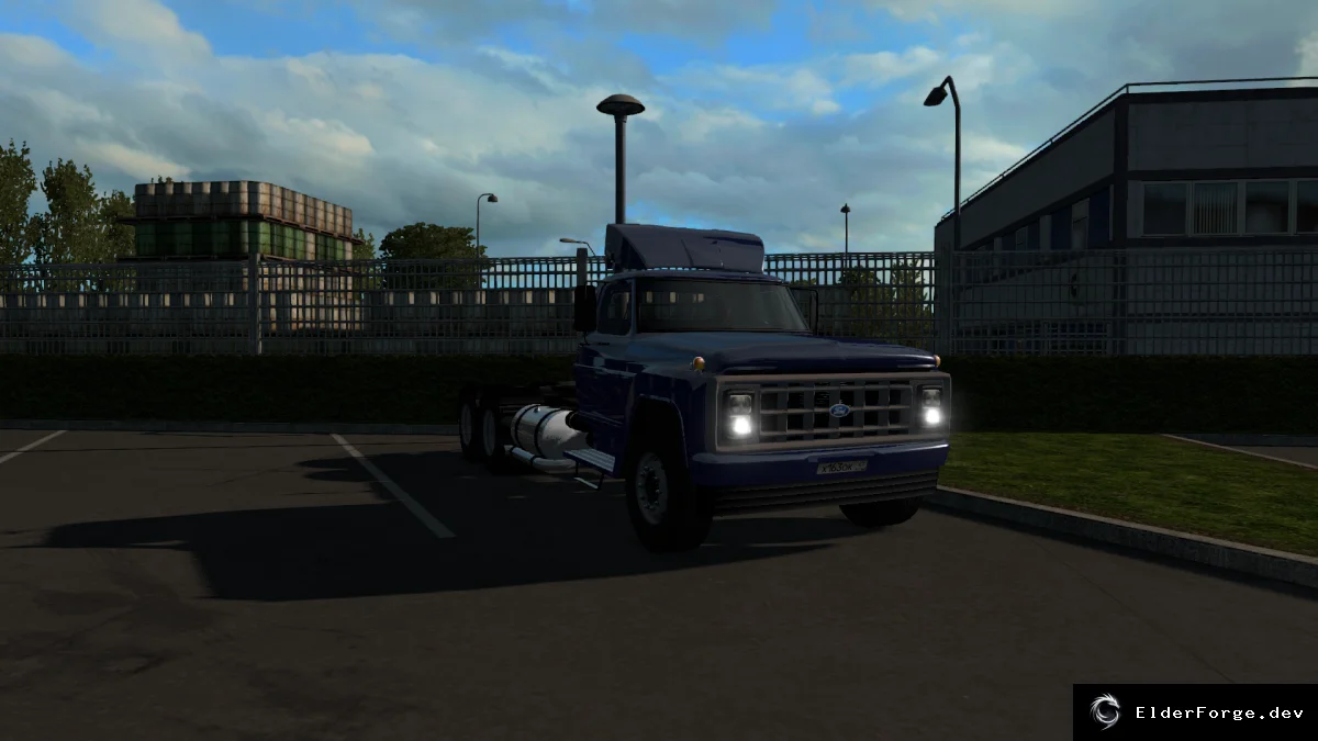 Обложка мода: Ford F-14000 в Euro Truck Simulator 2 – мини‑грузовик с полной комплектацией