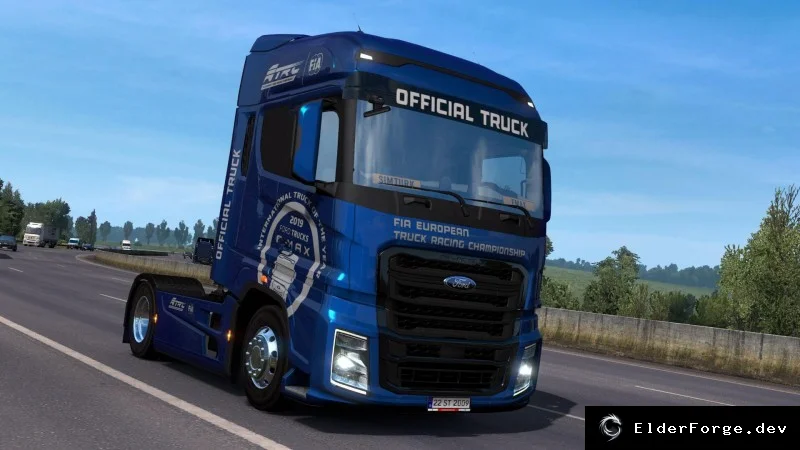Обложка мода: Ford F-MAX для Euro Truck Simulator 2 – оригинальный грузовик с полной комплектацией (ETS2 1…