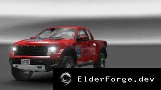 Обложка мода: Ford F150 SVT Raptor V2.0 – улучшенный физический пакет для Euro Truck Simulator 2