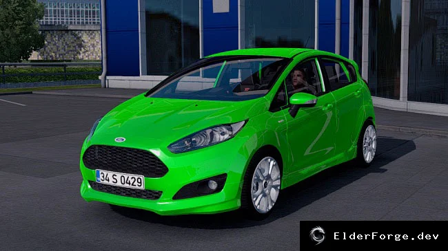 Обложка мода: Ford Fiesta ST &amp; ST‑Line для Euro Truck Simulator 2 – полная комплектация v1.40