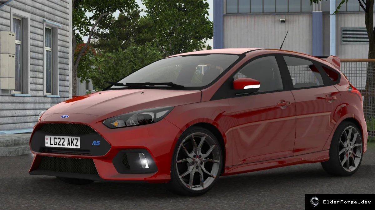 Обложка мода: Ford Focus RS Mk3 для Euro Truck Simulator 2 – полная комплектация