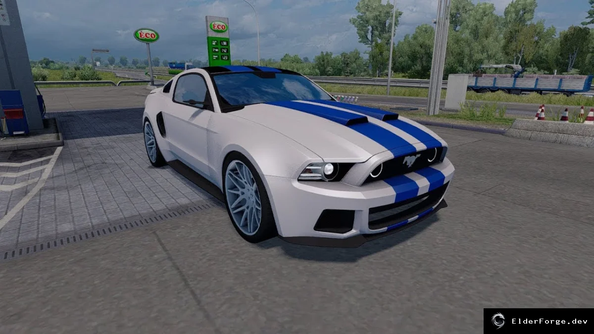 Обложка мода: Ford Mustang NFS Edition для Euro Truck Simulator 2 – версия 2.0