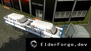 Обложка мода: Ford Transit Trailer для Euro Truck Simulator 2 – замена SCHMITZ (версии 1.4.1‑1.4.8)