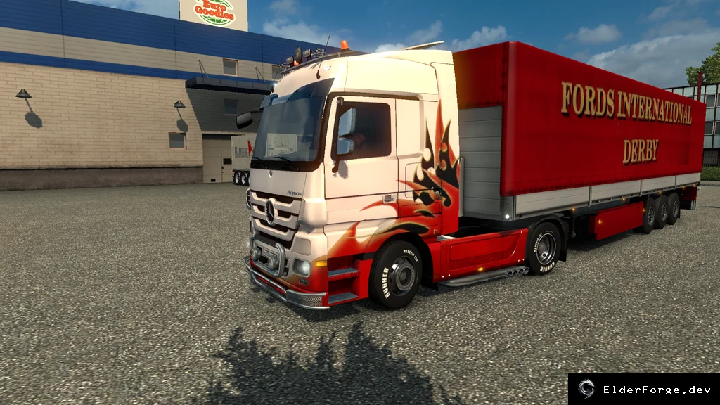 Обложка мода: Fords International – Прицеп и цистерна для Euro Truck Simulator 2