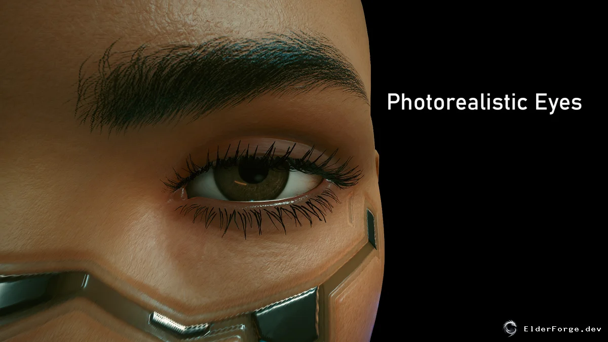 Обложка мода: Фотореалистичные глаза для Cyberpunk 2077 – улучшенная ретекстура v1.1