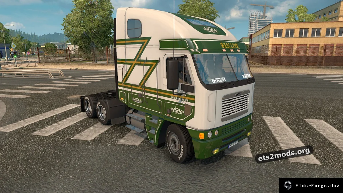 Обложка мода: Freightliner Argosy Bass Link – новый скин для Euro Truck Simulator 2