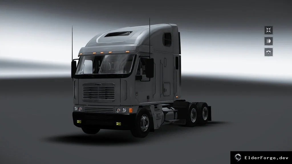 Обложка мода: Freightliner Argosy CAT Edition – новый тягач для Euro Truck Simulator 2 (ETS2)