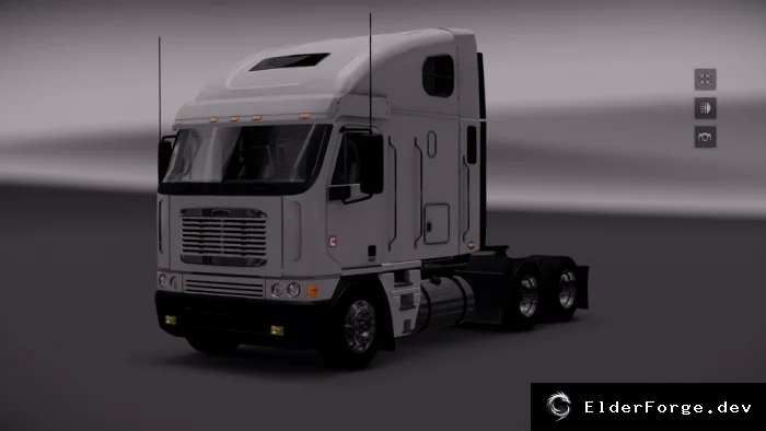 Обложка мода: Freightliner Argosy Deluxe – реалистичные двигатели и коробки для ETS2