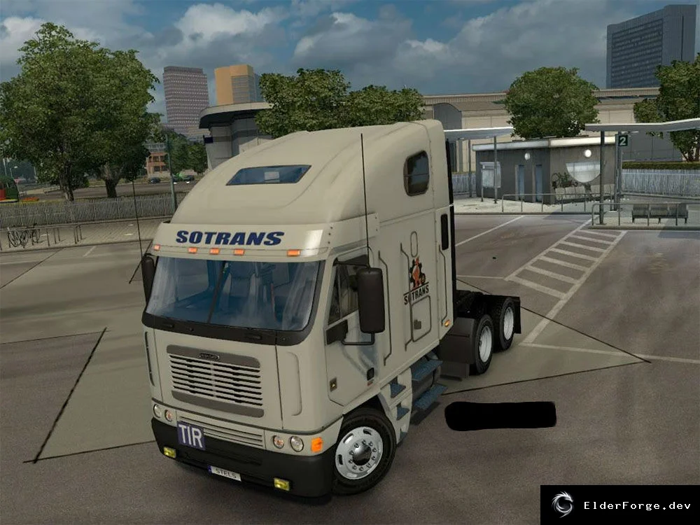 Обложка мода: Freightliner Argosy Sotrans Skin для Euro Truck Simulator 2 (ETS2)