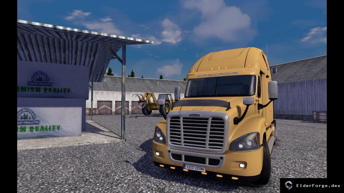 Обложка мода: Freightliner Cascadia – новый грузовик для Euro Truck Simulator 2