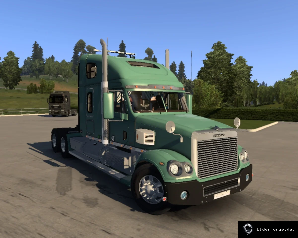 Обложка мода: Freightliner Coronado – новый грузовик для Euro Truck Simulator 2