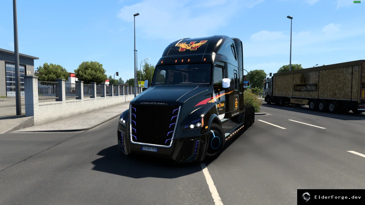 Обложка мода: Freightliner Inspiration – новый грузовик Daimler для Euro Truck Simulator 2