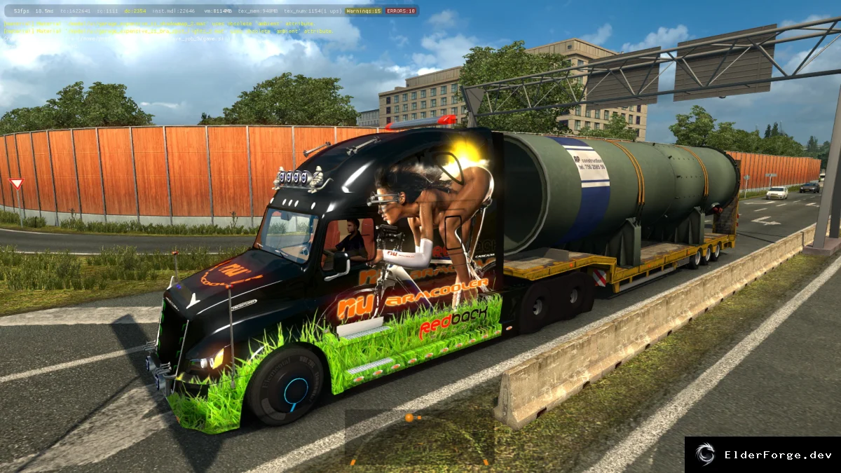 Обложка мода: Freightliner Inspiration v2.0 – модернизированный грузовик для Euro Truck Simulator 2
