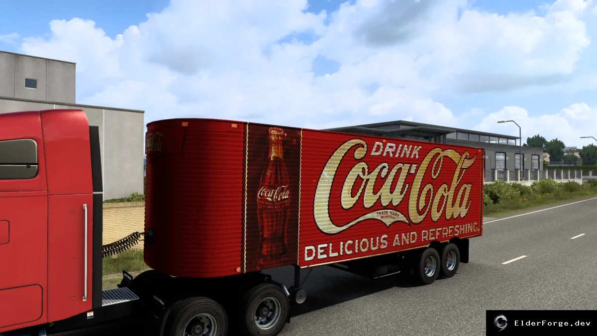 Обложка мода: Fruehauf Dryvan 1951 – Прицеп в собственность для Euro Truck Simulator 2