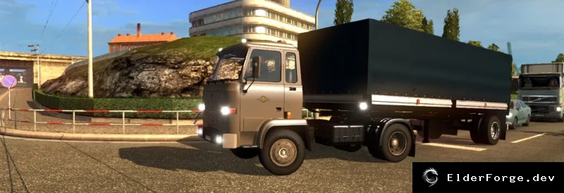 Обложка мода: F.S.C. STAR 200 – полностью автономный грузовик для Euro Truck Simulator 2 (патч 1.28)