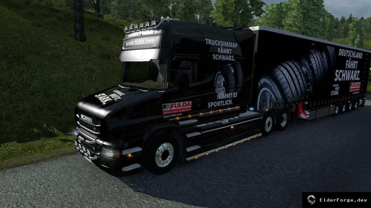 Обложка мода: Fulda Combo Pack – полный набор скинов Fulda для всех грузовиков и прицепов в ETS2