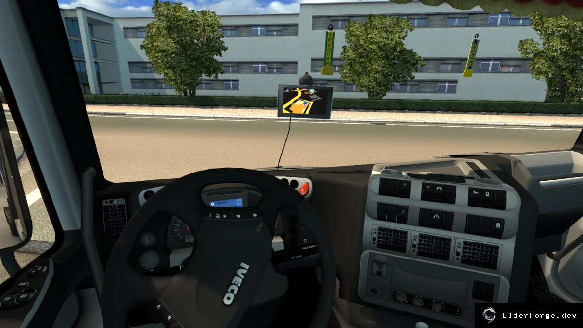 Обложка мода: Garmin 50LMT Navigator – реалистичный GPS для Euro Truck Simulator 2