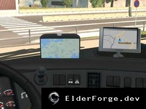 Обложка мода: Garmin DriveSmart 50LMT Navigator для Euro Truck Simulator 2 – 3 цвета, 3 позиции