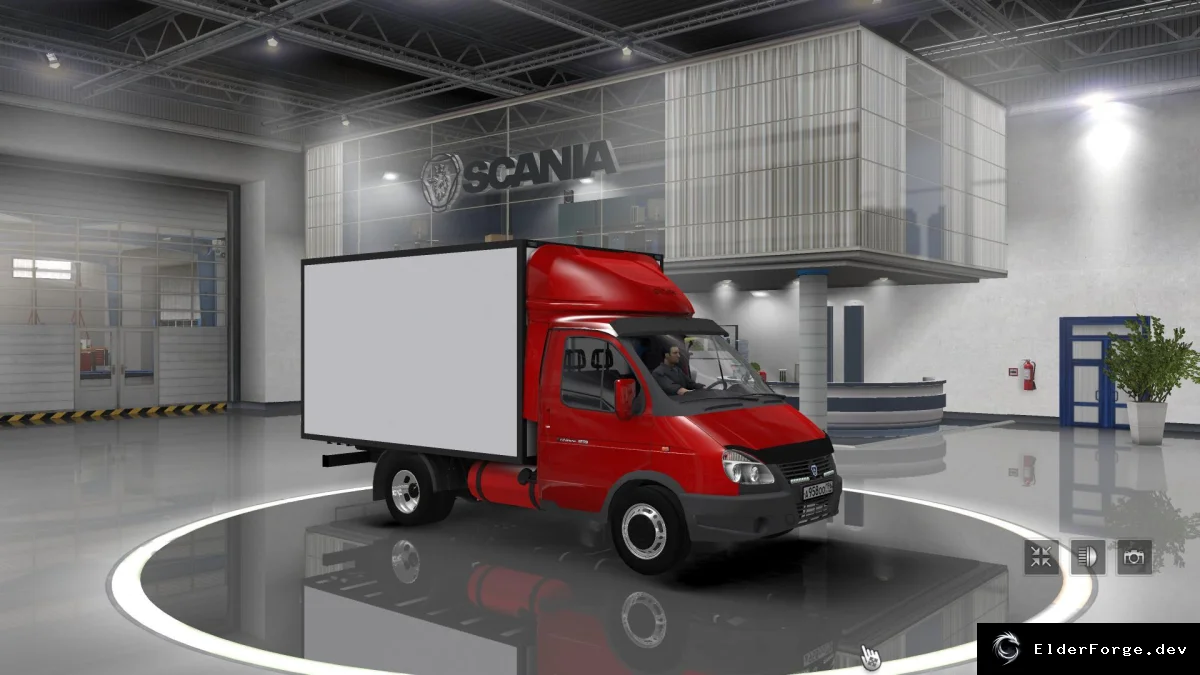 Обложка мода: GAZ 3302 Business – новый грузовик для Euro Truck Simulator 2 (v1.24‑v1.23)