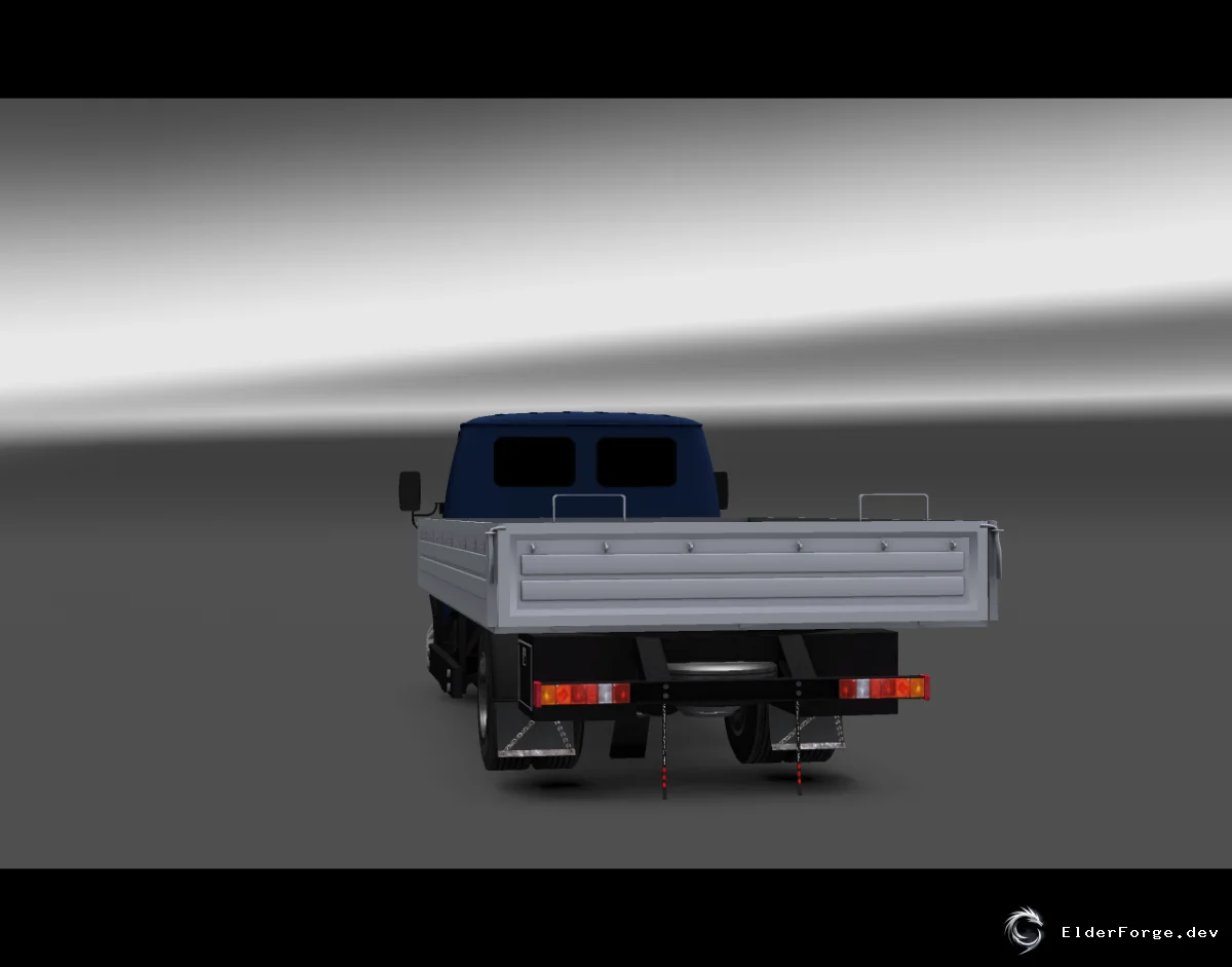 Обложка мода: ГАЗ Валдай + Прицеп для Euro Truck Simulator 2 – Реалистичный свет, интерьер и анимации