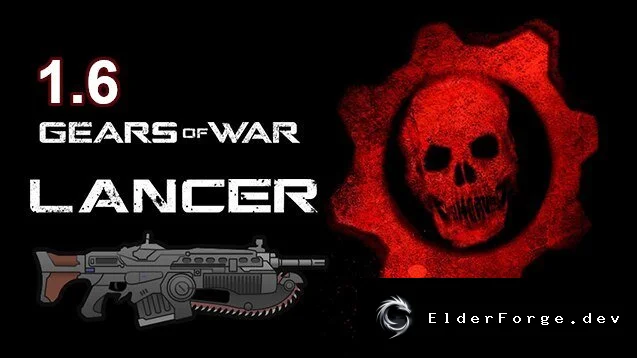 Обложка мода: Gears of War: Lancer – автоматическая винтовка для RimWorld
