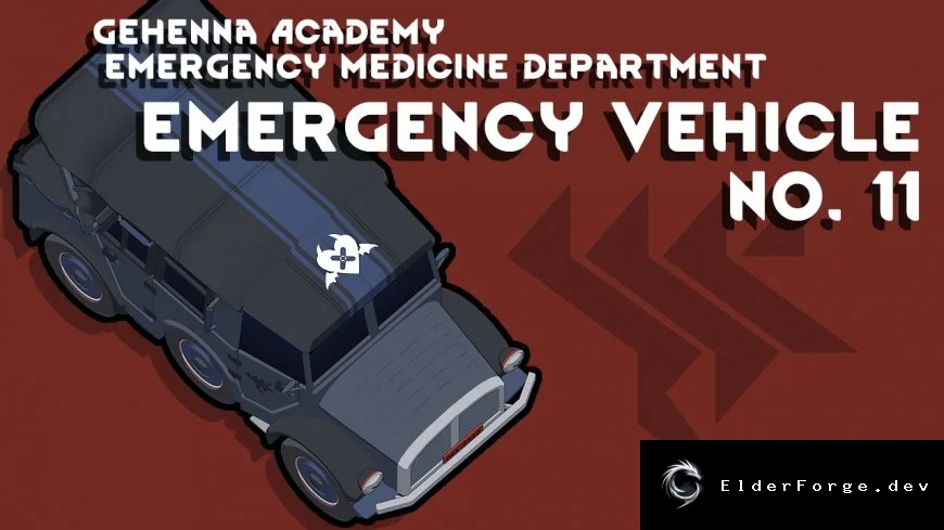 Gehenna Emergency Vehicle No.11 – скорой помощи для RimWorld с исцеляющей турелью