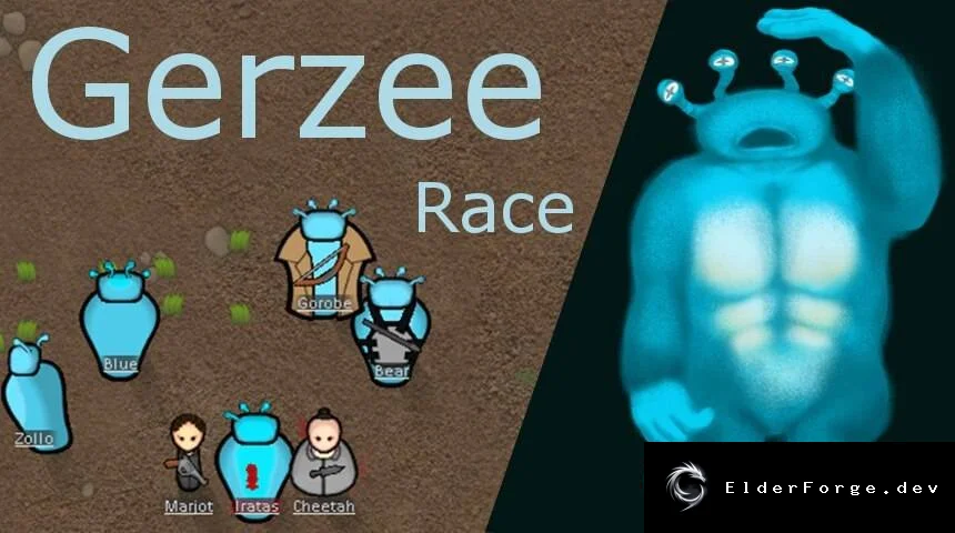 Gerzee – примитивная раса для RimWorld