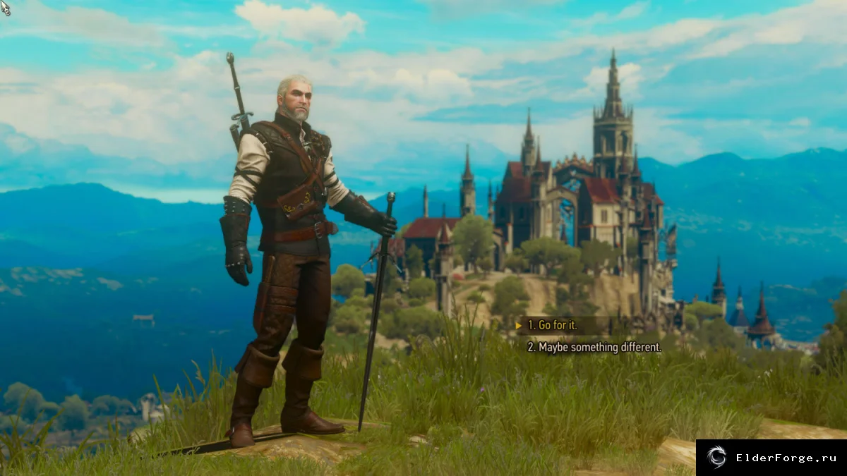 Обложка мода: Глубина резкости в кат-сценах для The Witcher 3: улучшенный визуальный эффект