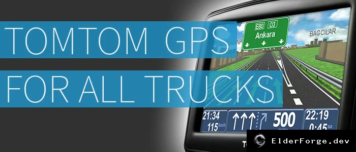 Обложка мода: GPS Navigator TomTom v2.2 для Euro Truck Simulator 2