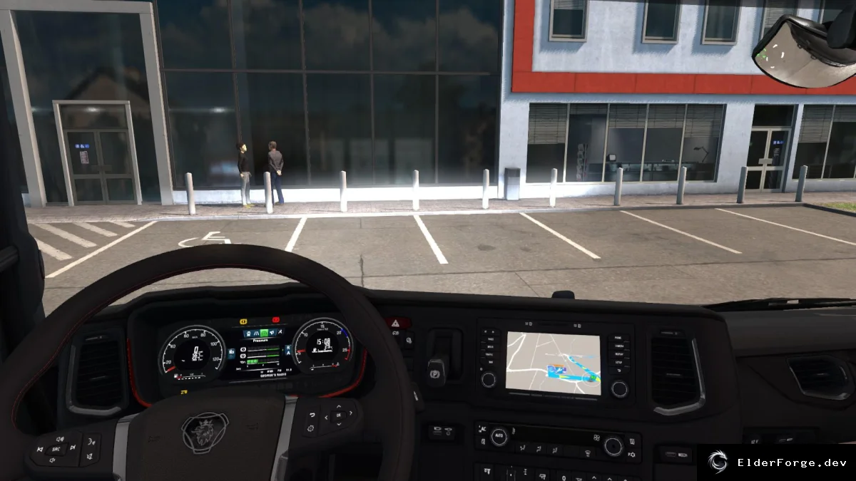 Обложка мода: GPS RG PRO 1.0 – улучшенный светодиодный ограничитель скорости для Euro Truck Simulator 2