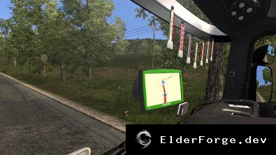 Обложка мода: GPS‑навигатор Tom‑Tom Reworked для Euro Truck Simulator 2
