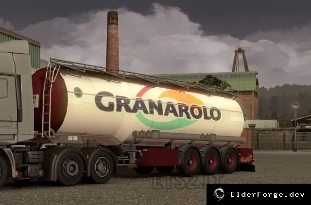 Обложка мода: Granarolo – молоковоз 25 тонн для Euro Truck Simulator 2
