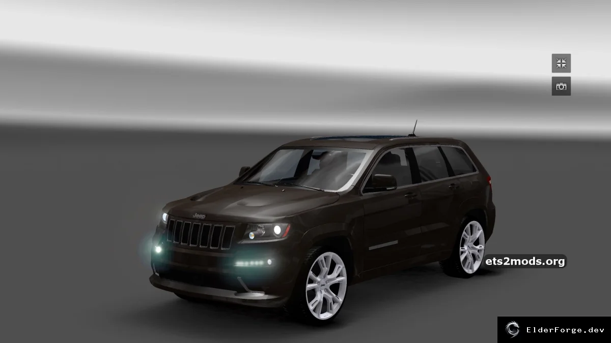 Обложка мода: Grand Cherokee SRT8 – новый седан для Euro Truck Simulator 2