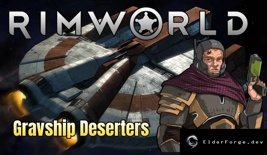Gravship Deserter – опасный сценарий для RimWorld с преследованием механоидов
