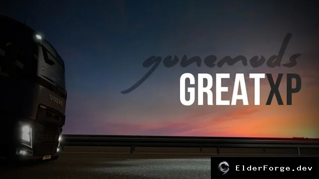Обложка мода: Great XP – улучшенный опыт и награды в Euro Truck Simulator 2