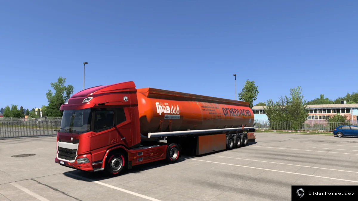Обложка мода: Грязная топливная цистерна – новый прицеп для Euro Truck Simulator 2