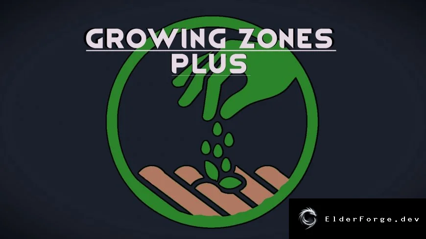 Growing Zones+ — расширенная система условий для зон выращивания в RimWorld