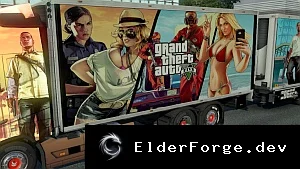 Обложка мода: GTA 5 Tandem Volvo – новый тандемный грузовик для Euro Truck Simulator 2