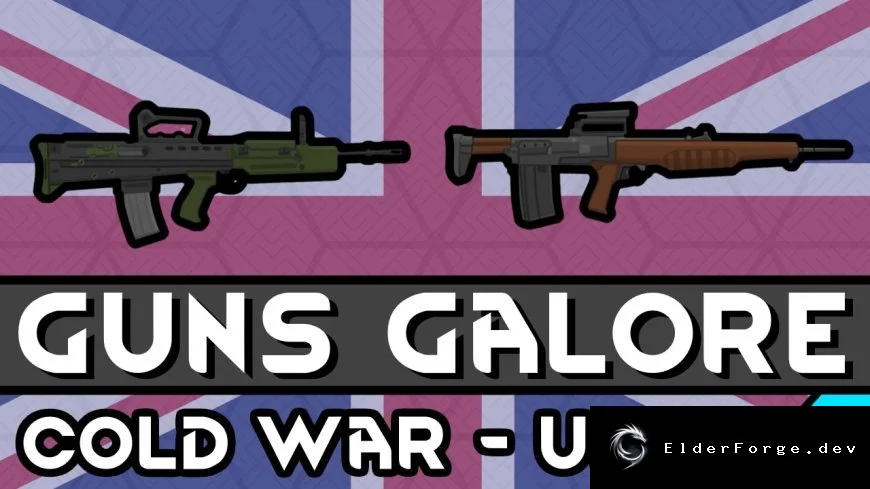Guns Galore – Cold War (UK): 64 новых британских образца оружия для RimWorld