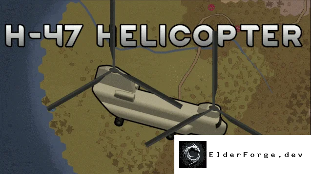 H-47 – тяжёлый грузовой вертолёт для RimWorld
