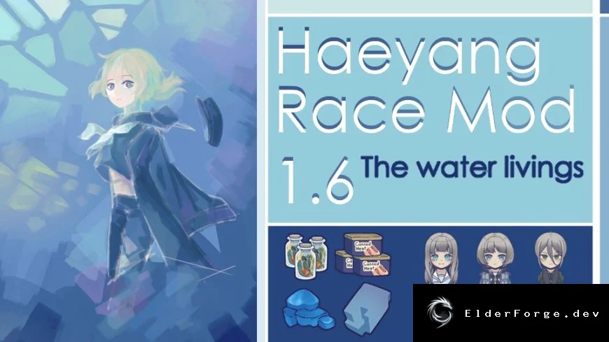 Haeyang Race – подводные существа с уникальными способностями для RimWorld